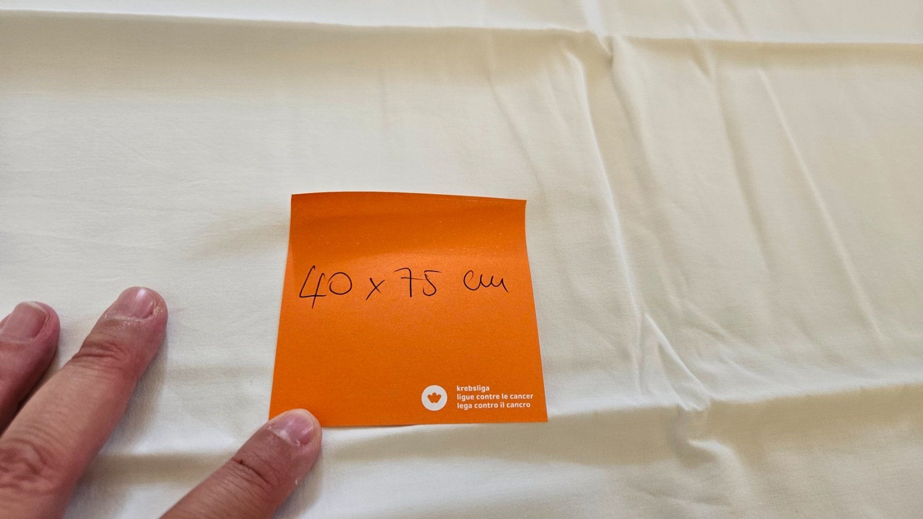 Biancheria da letto: Federa in cotone bianco 42x86 cm – Usato da Melano venduto da H-Sara 1