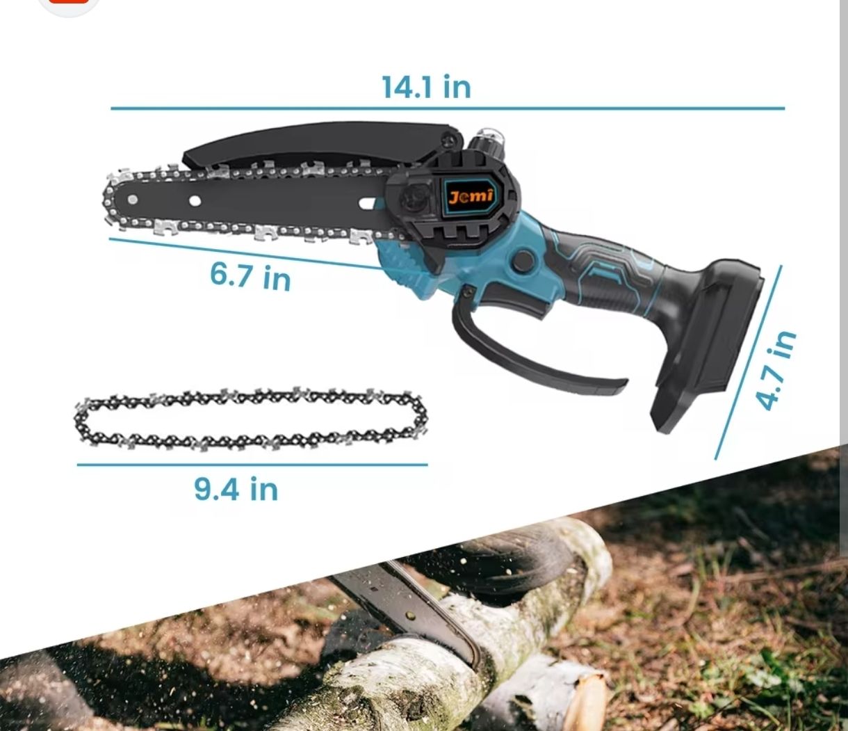 Seghe: Jemi mini Akku Kettensäge 21 Volt – Nuovo e nell'imballaggio originale da Frutigen venduto da Chenel0815 1