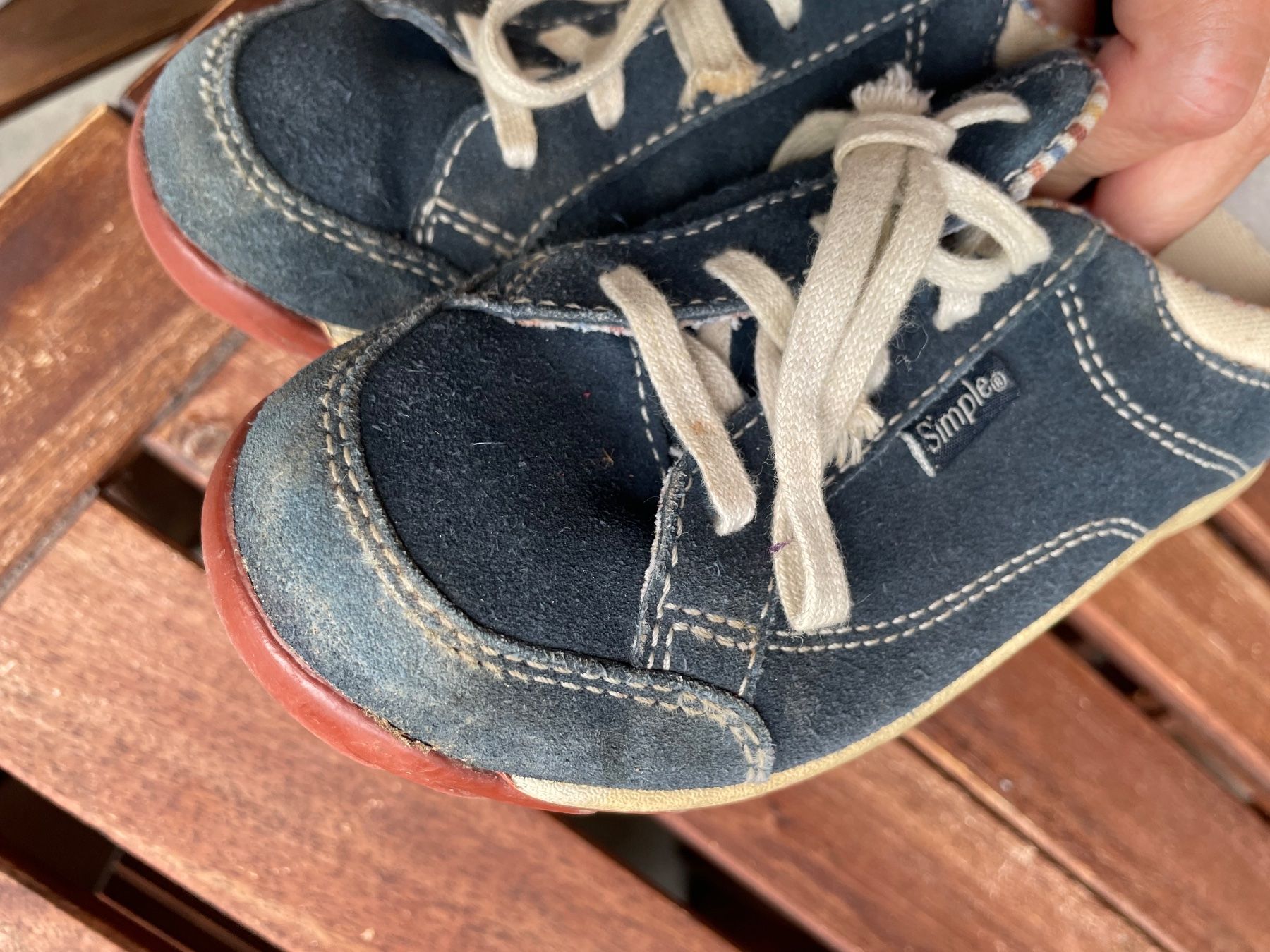 Chaussures garçon: Simple Halbschuhe blau – D'occasion à Bern par brup 1