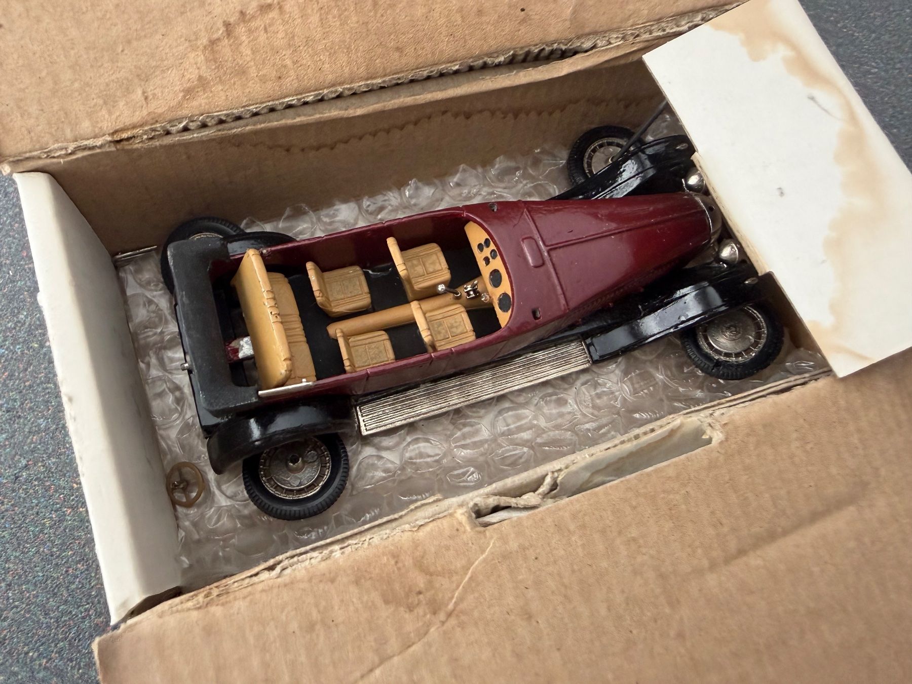 Bugatti Modellautos: Rare 1:43 Kit Metal torpedo Bugatti prestige – Gebraucht aus Chiasso von Carrara-Modellismo