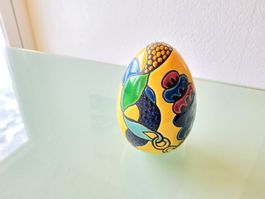Superbe oeuf décoratif en Emaux de Longwy
