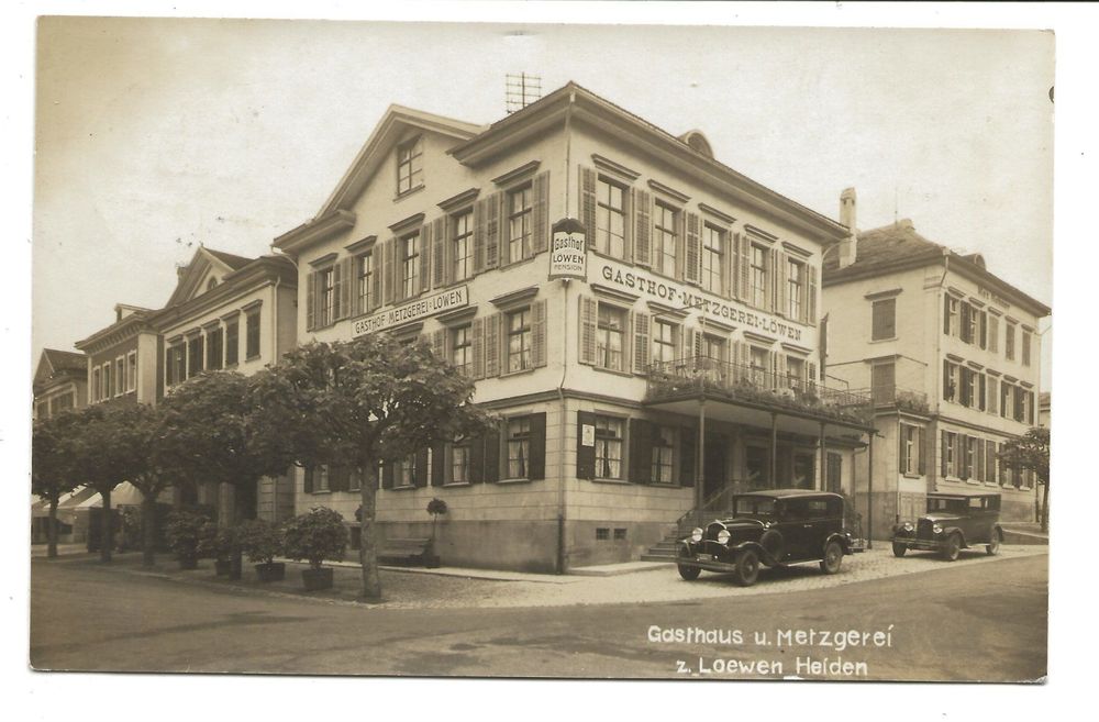 Heiden Ar Gasthaus Und Metzgerei Zum Löwen Oldtimer 1935 Kaufen