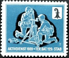 Soldatenmarke 2.WK, Stab Territorial Bat 129, Wi Ter 193