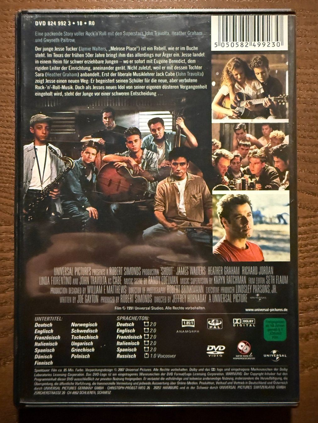 Tutti i DVDs: Shout (1991) – Usato da Zürich venduto da FilmFreunde 1