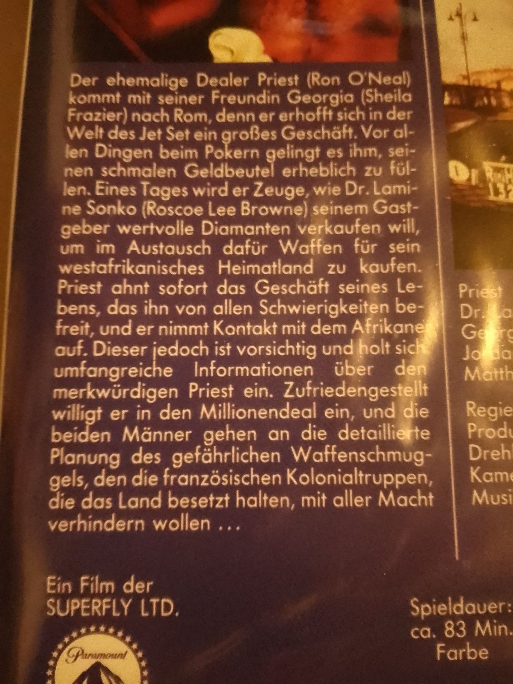 Tutti i VHS: Super Fly TNT (USA 1973) CIC Video VHS 2152 – Usato da Remetschwil venduto da Hofiii 2