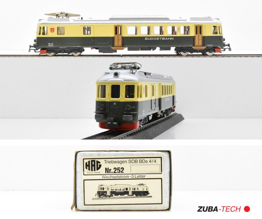 HAG 252.02 , automotrice BDe 4/4 SOB ( Süd Ost Bahn