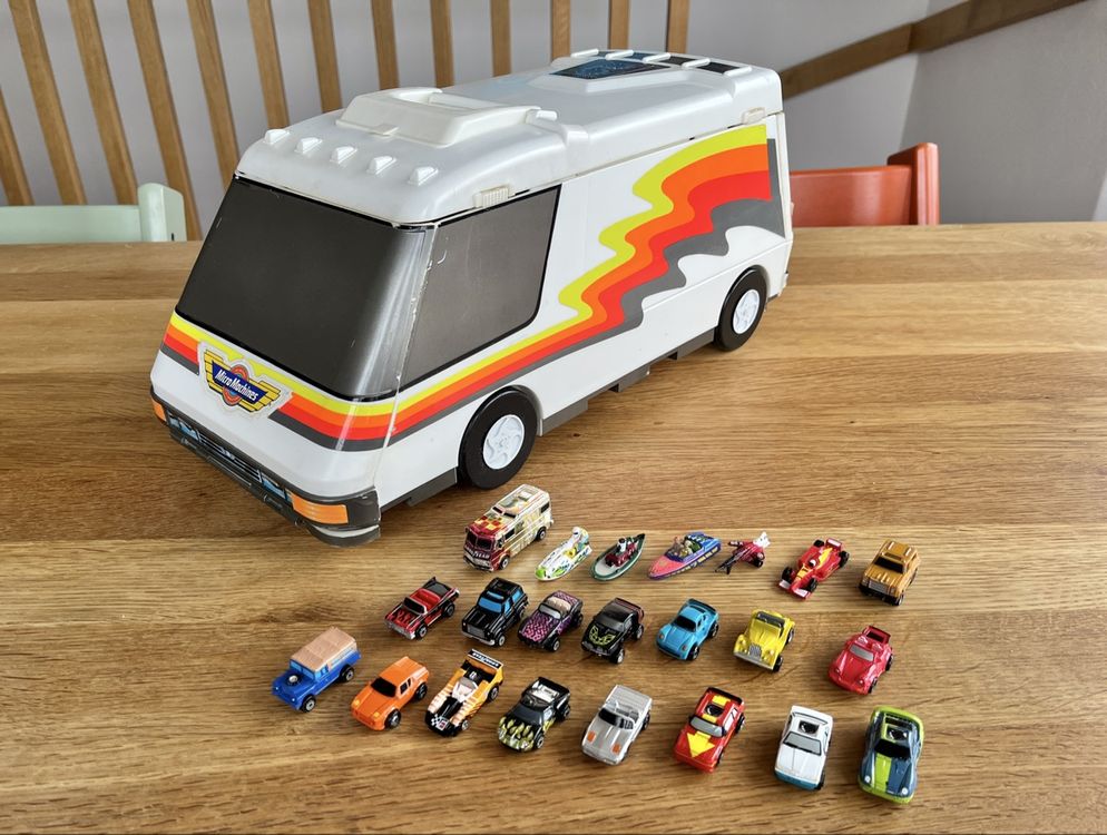 Micro Machines Super Van City + 22 Autos Vintage Galoob | Kaufen auf ...