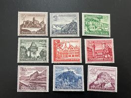 Deutsches Reich 1939  MiNr. 730-738 *  (5086)