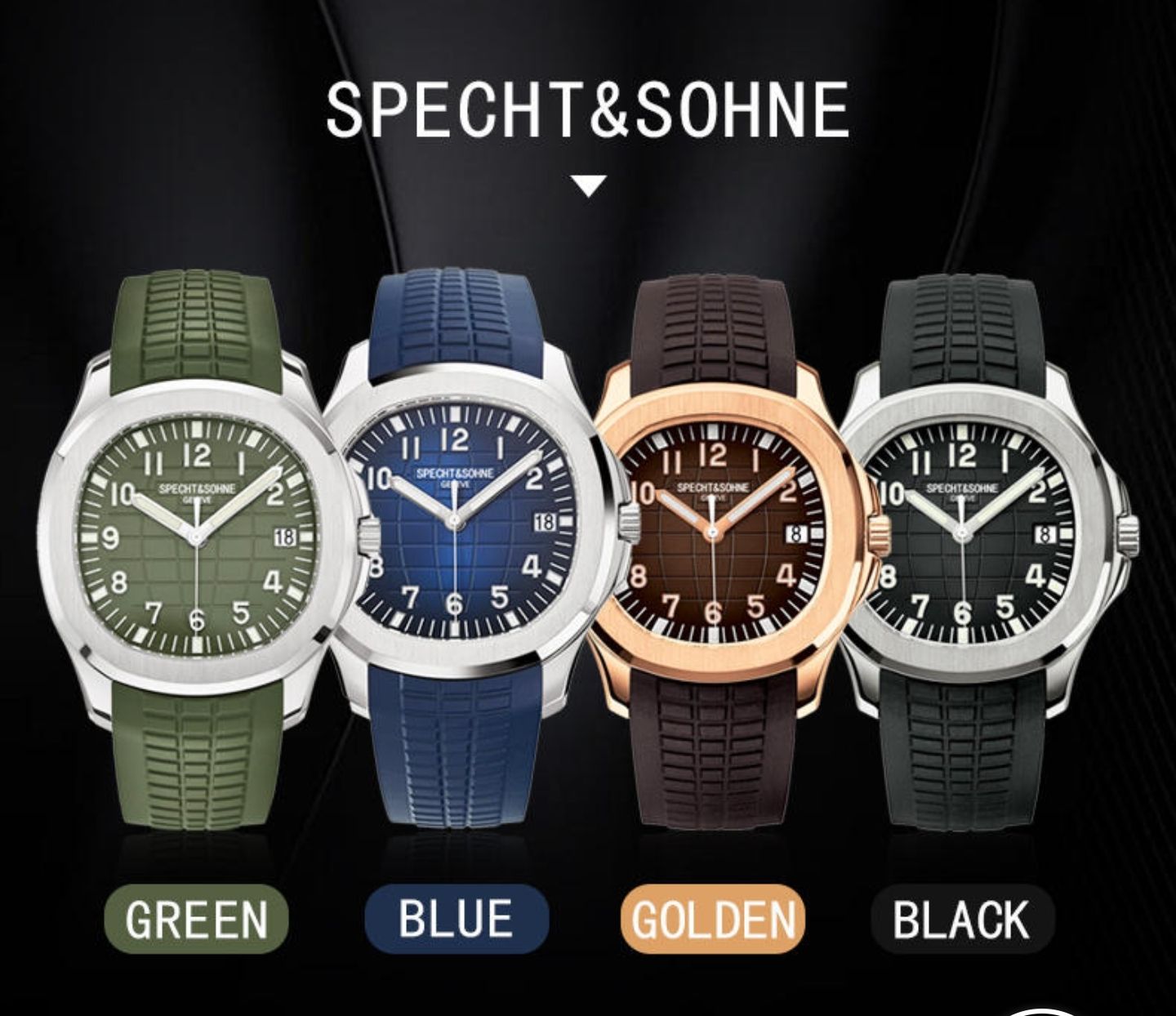 Uhren: Specht & Söhne Geneve automatik Uhr – Neu (gemäss Beschreibung) aus Suhr von ChronixChronometer 9