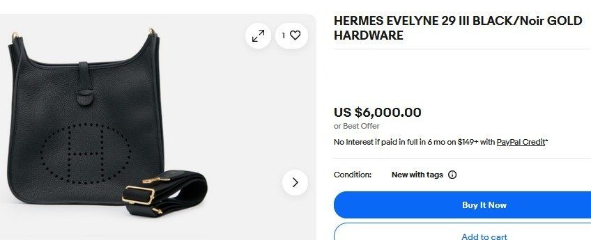 Hermès Taschen für Damen: Hermès Evelyne 29 Tasche / sac – Gebraucht aus Collonges von Auganien 8