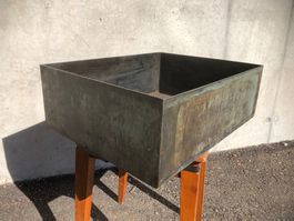 Eisenbehälter, Eisenbox, Aufbewahrungsbox Original Industria
