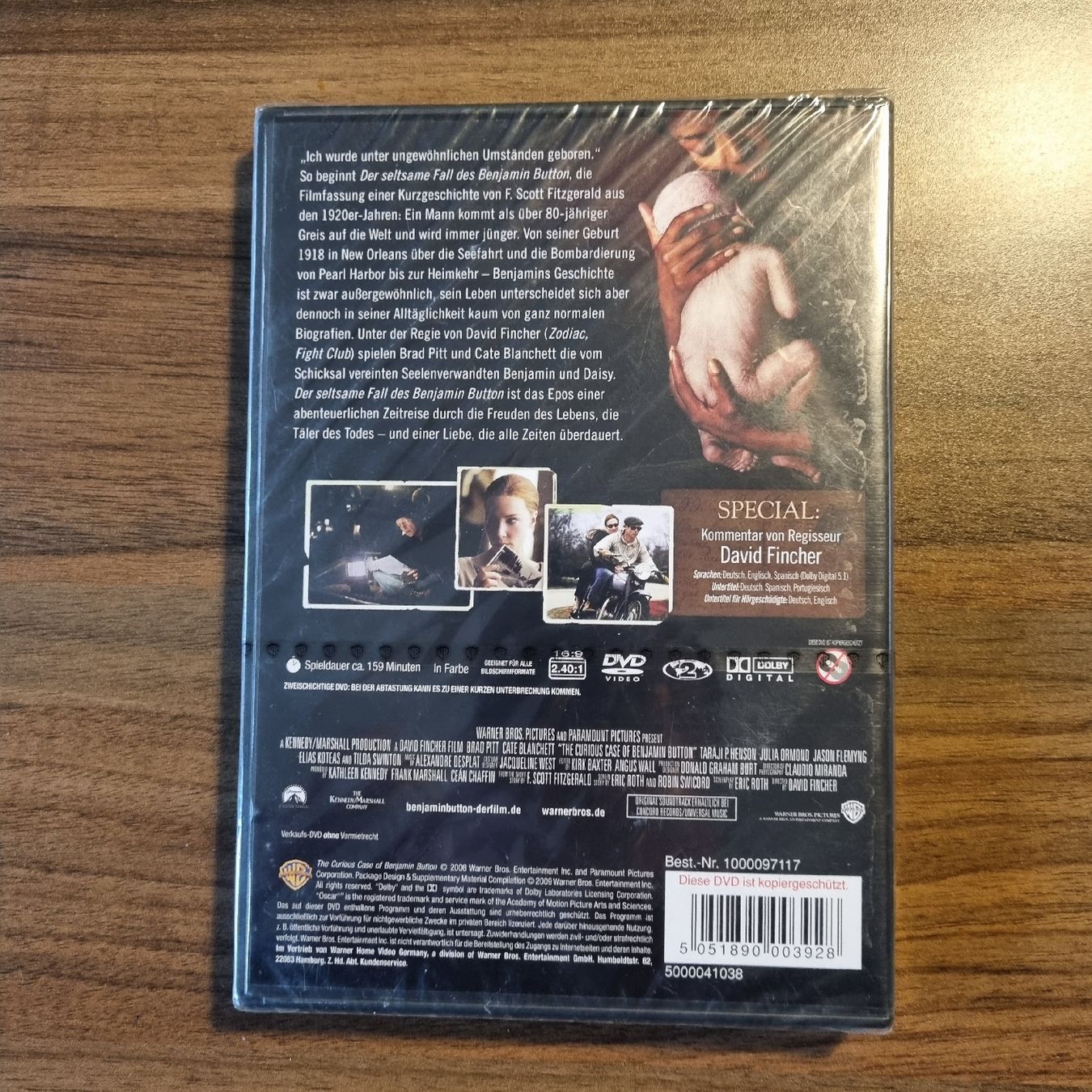 Tutti i DVDs: DVD Film Der seltsame Fall des Benjamin Button – Nuovo e nell'imballaggio originale da Zürich venduto da ret_7ppg 1