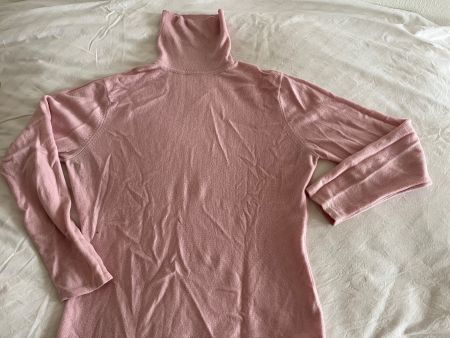 Rosa Rollkragen woll Pullover M