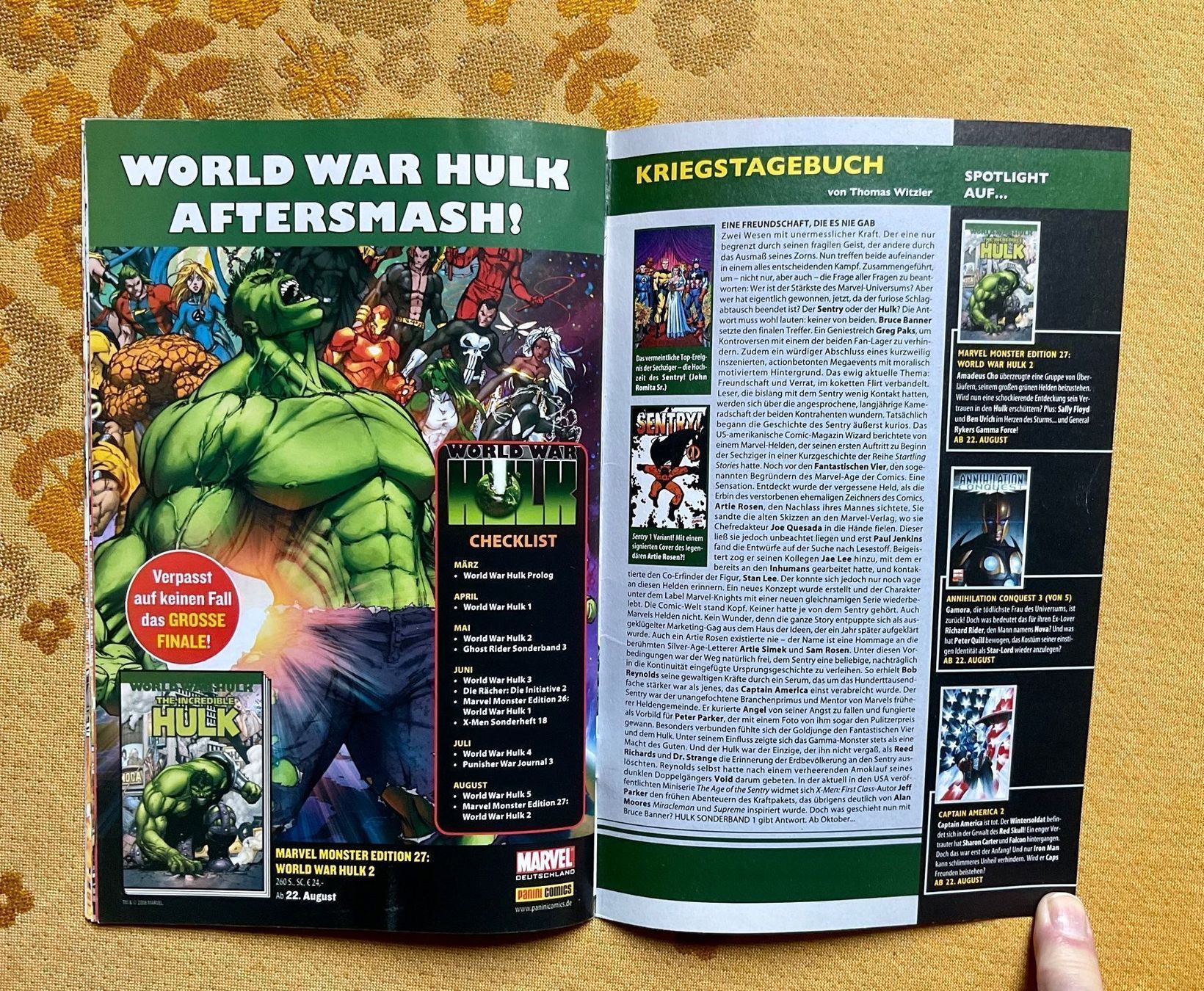 Fumetti: World War Hulk Heft Nr 5 von 2008 – Usato da Endingen venduto da nathan05 8