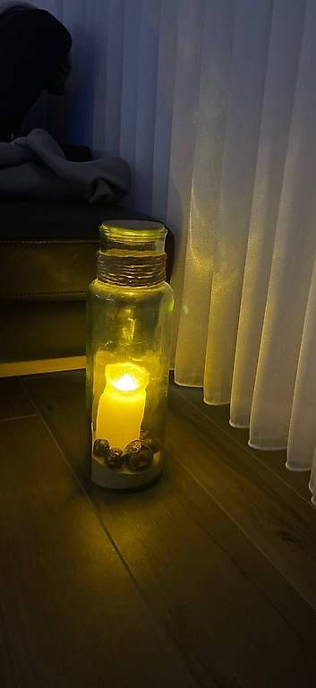 Lampade: Deko Leuchte im Glas – Usato da Birrwil venduto da Borro