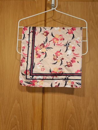 Zign Foulard mit floralem Muster – ca. 68 x 68 cm