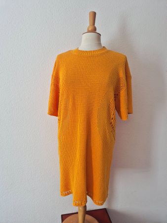 NATASHA ZINKO KLEID STRICKKLEID M 38 OUTLET,  TOP ZU JACKE