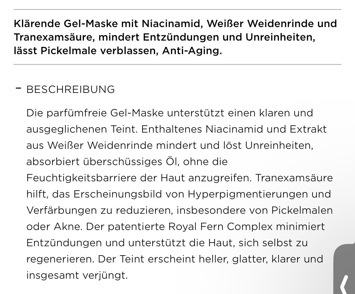 Gesichtspflege: Royal Fern Purifying Mask – Neu und originalverpackt aus Kloten von raf_6nbr 2
