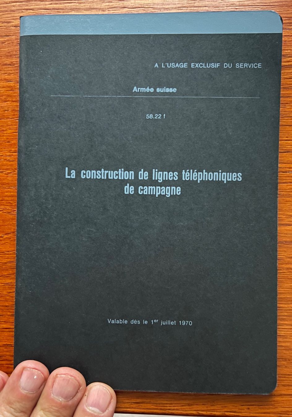 Bücher: Règlement La construction de lignes téléphoniques campagne – Gebraucht aus Nyon von 65d45 3