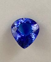 Tansanit Edelstein 5 ,72 ct,  Bluish Violet, GIA Zertifikat