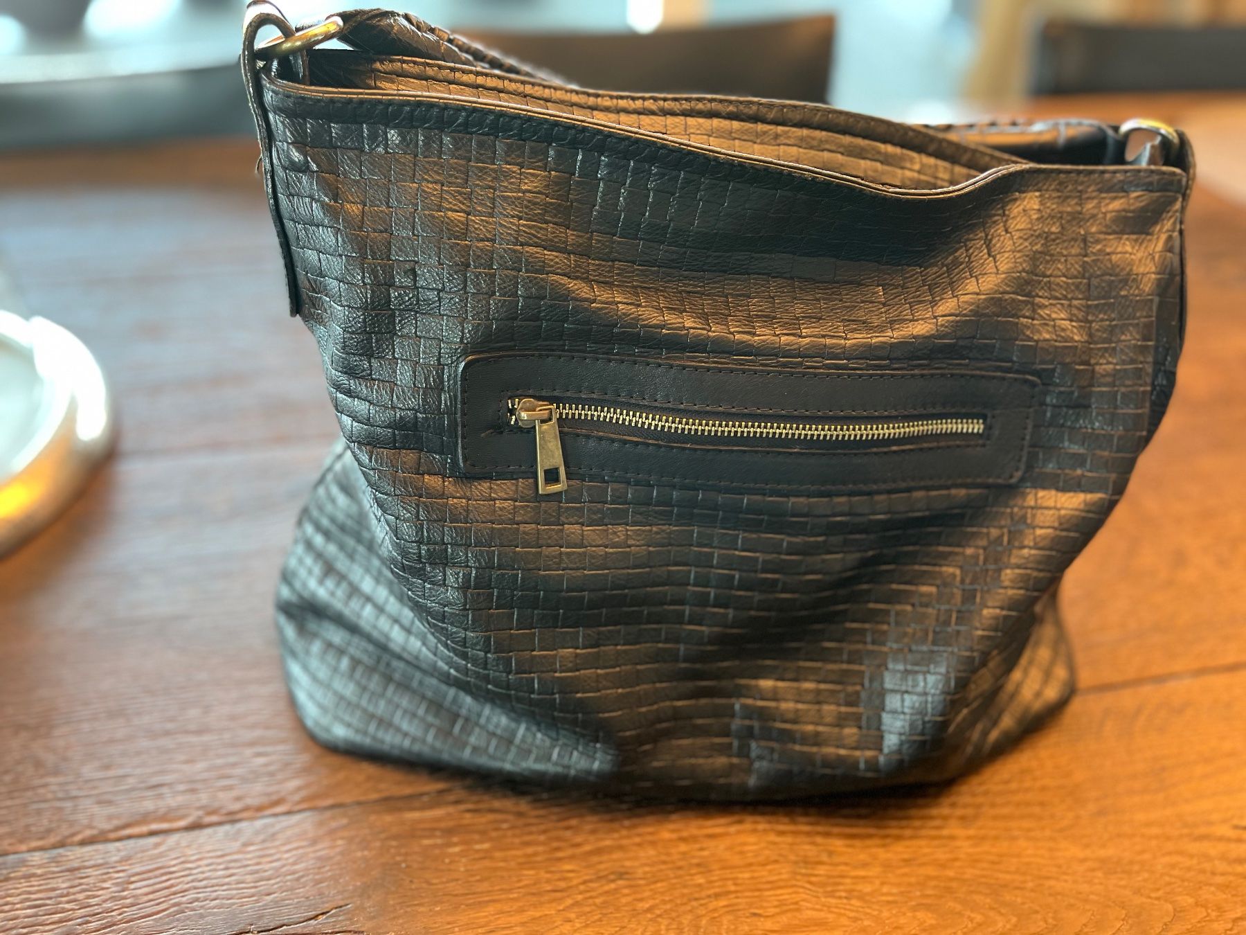 Borse da donna: Handtasche Leder schwarz – Usato da Herrliberg venduto da Optosonic 2