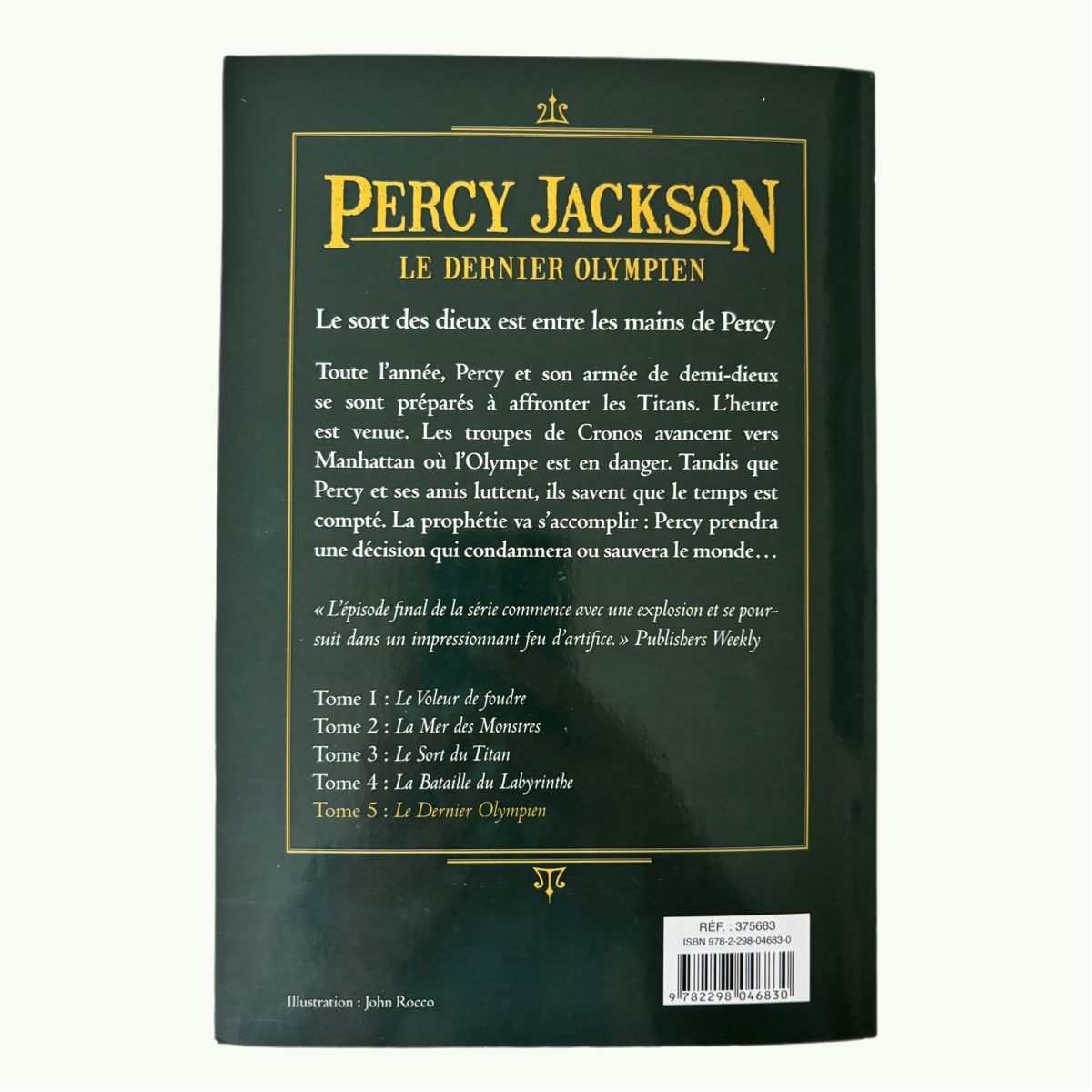 Libri: Percy Jackson Tome 5 Französisch – Usato da Luzern venduto da Alenaluh 1