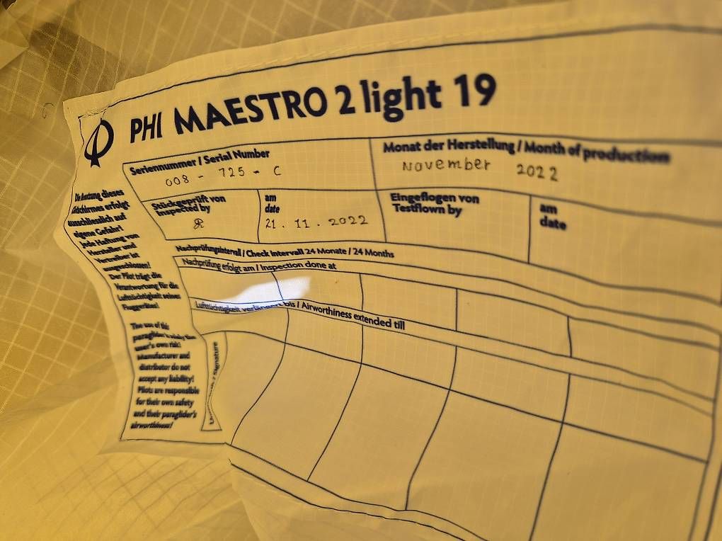 Phi Vol libre: Phi Maestro 2 light 19 – D'occasion à Appenzell par fischpas 3