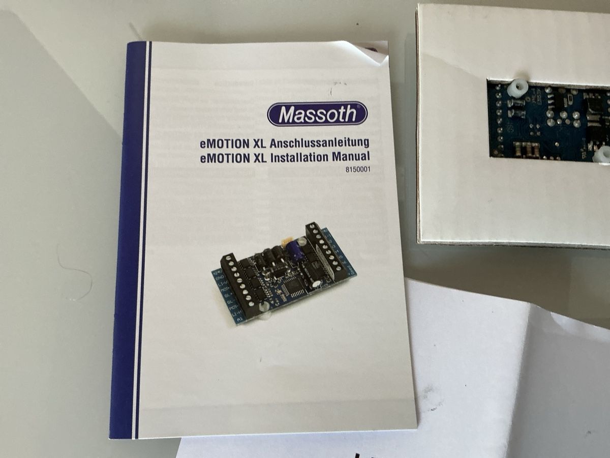 Modelleisenbahnen: Massoth 8150001 eMOTION XL Lokdecoder 4 Ampere mit Anleitung – Neu (gemäss Beschreibung) aus Wängi von Madella 4