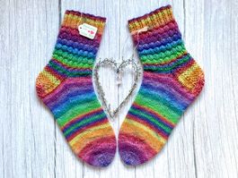 Handgestrickte Socken 🧦🧶 38/39. DIE Geschenkidee🎁!