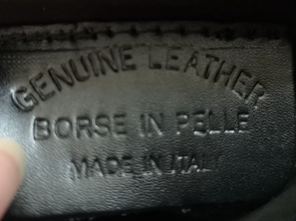 Taschen für Damen: Echtleder Handtasche-made in Italy – Neu (gemäss Beschreibung) aus Stein AR von elifi88 6
