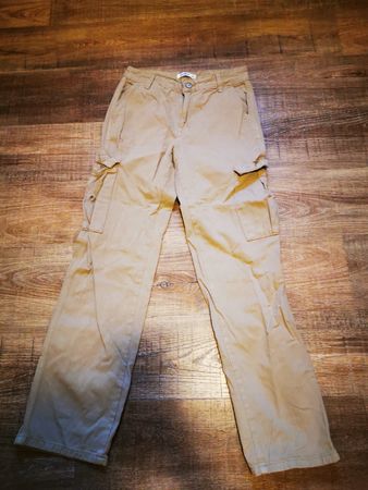 Pull&Bear Cargohose Damen Gr. 38 Beige