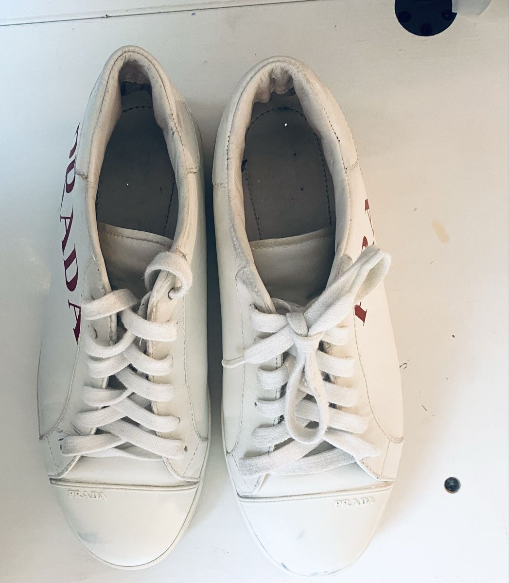 Prada Scarpe da uomo: PRADA Leder-Sneakers – Usato da zürich venduto da venezi 2