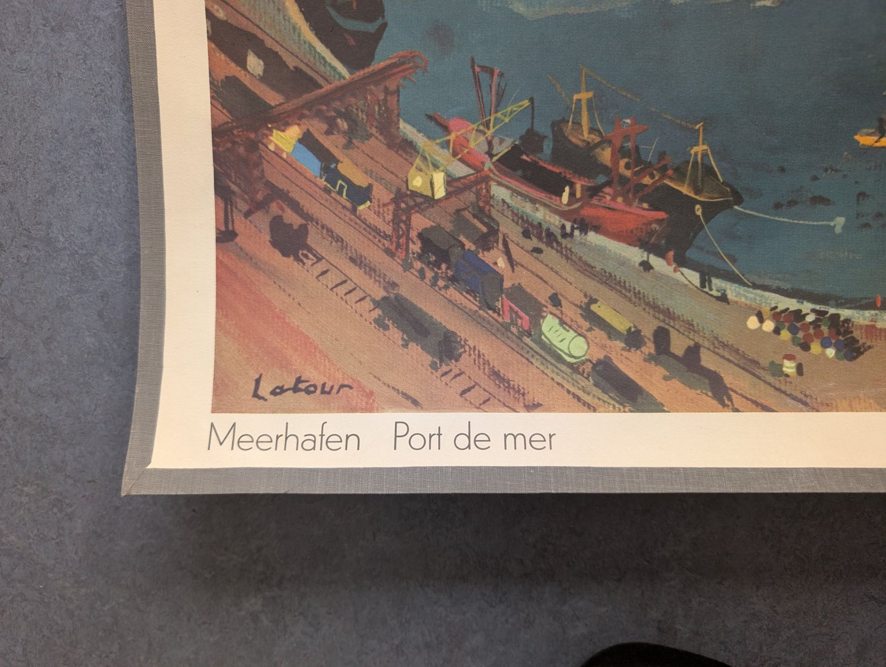 Foto & Immagini: Schulwandbild Nr. 104 - Meerhafen – Usato da Luzern venduto da JenKu 4