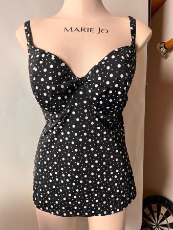 POUR MOI, Tankini-Oberteil, Grösse 90F (UK 40E), Schwarz