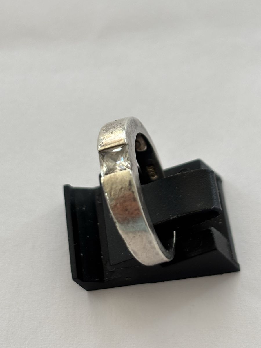 Bagues: Silberring mit Stein gebraucht 925 – D'occasion à Langnau am Albis par flusspflege 1