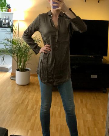 Saraceno Seidenbluse Bluse Shirt made in Italy Grösse 42