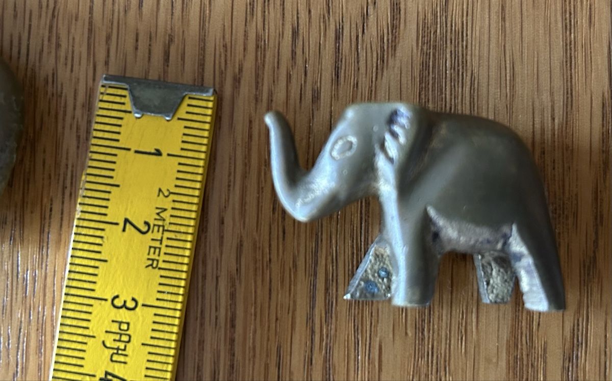 Statuette: Messing Elefanten Set, 3 Stück, – Usato da Lengnau AG venduto da Mefari 2