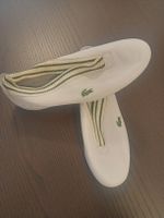 Lacoste Slip-on, Weiss/Grün – Gr. 40.5 – Leder – Klassiker!