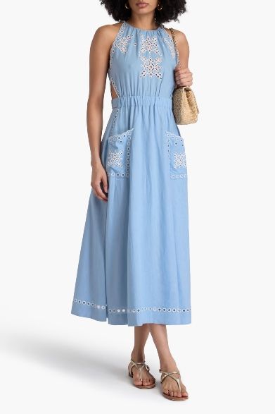 Sandro Kleider: Linen Blend Dress – Gebraucht aus St.Josefen von lop_lh8d