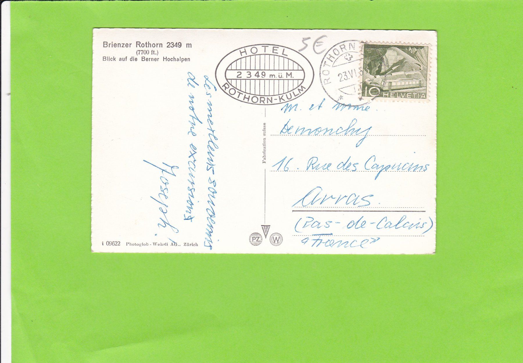 Cartes postales: Brienzer Rothornbahn – D'occasion à St. Peterzell par neckertal 1