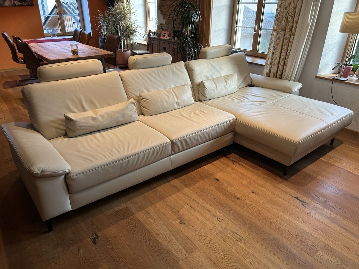 Divani: Ledersofa Latina Plus L – Usato da Zeglingen venduto da Brennholz83