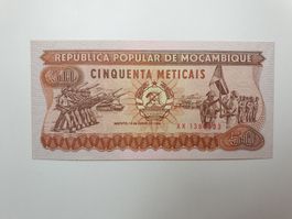 🇲🇿 Mozambique 50 Meticais 1986 UNC