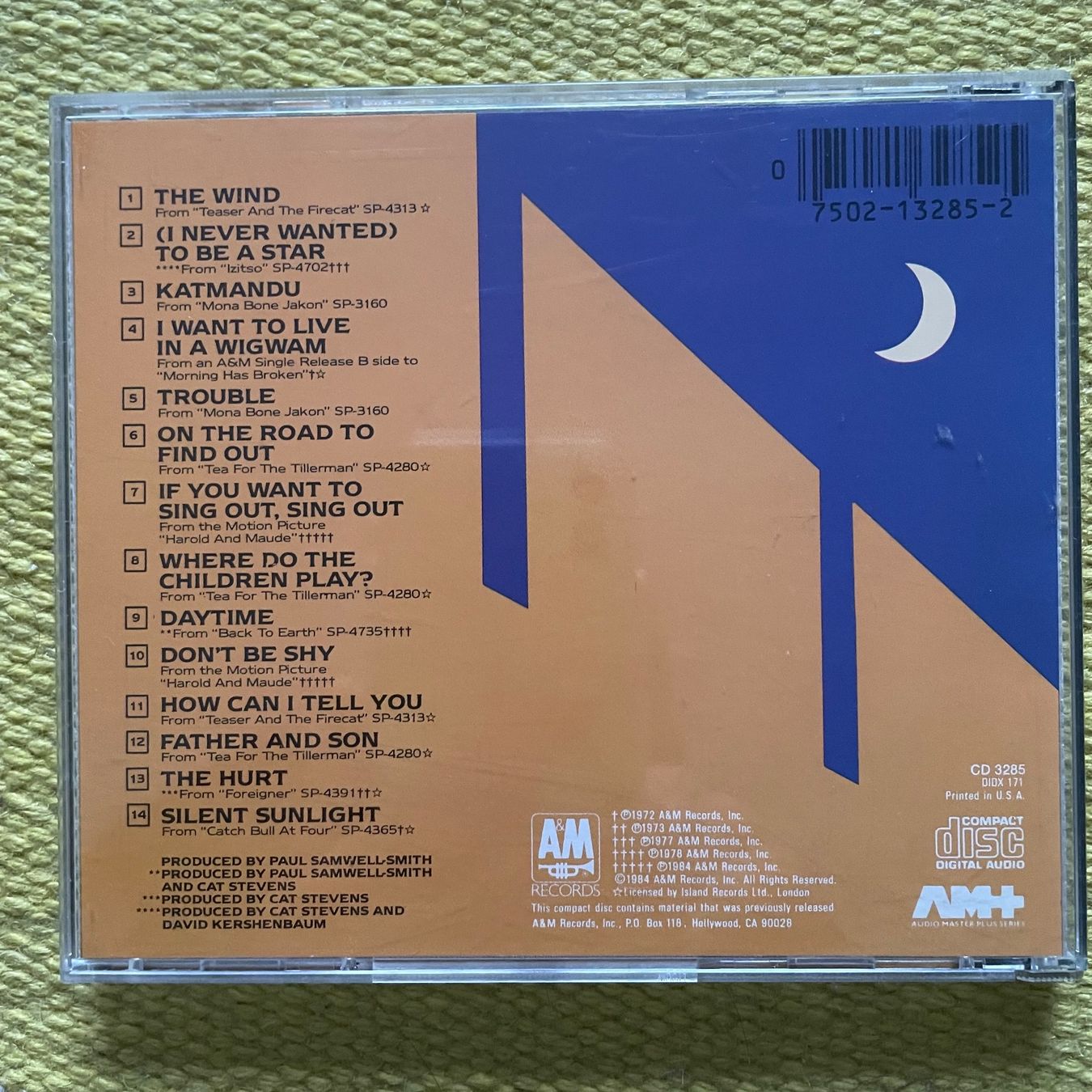 CD: CAT STEVENS-FOOTSTEPS IN THE DARK – Usato da Rorschacherberg venduto da CD-Roli 1