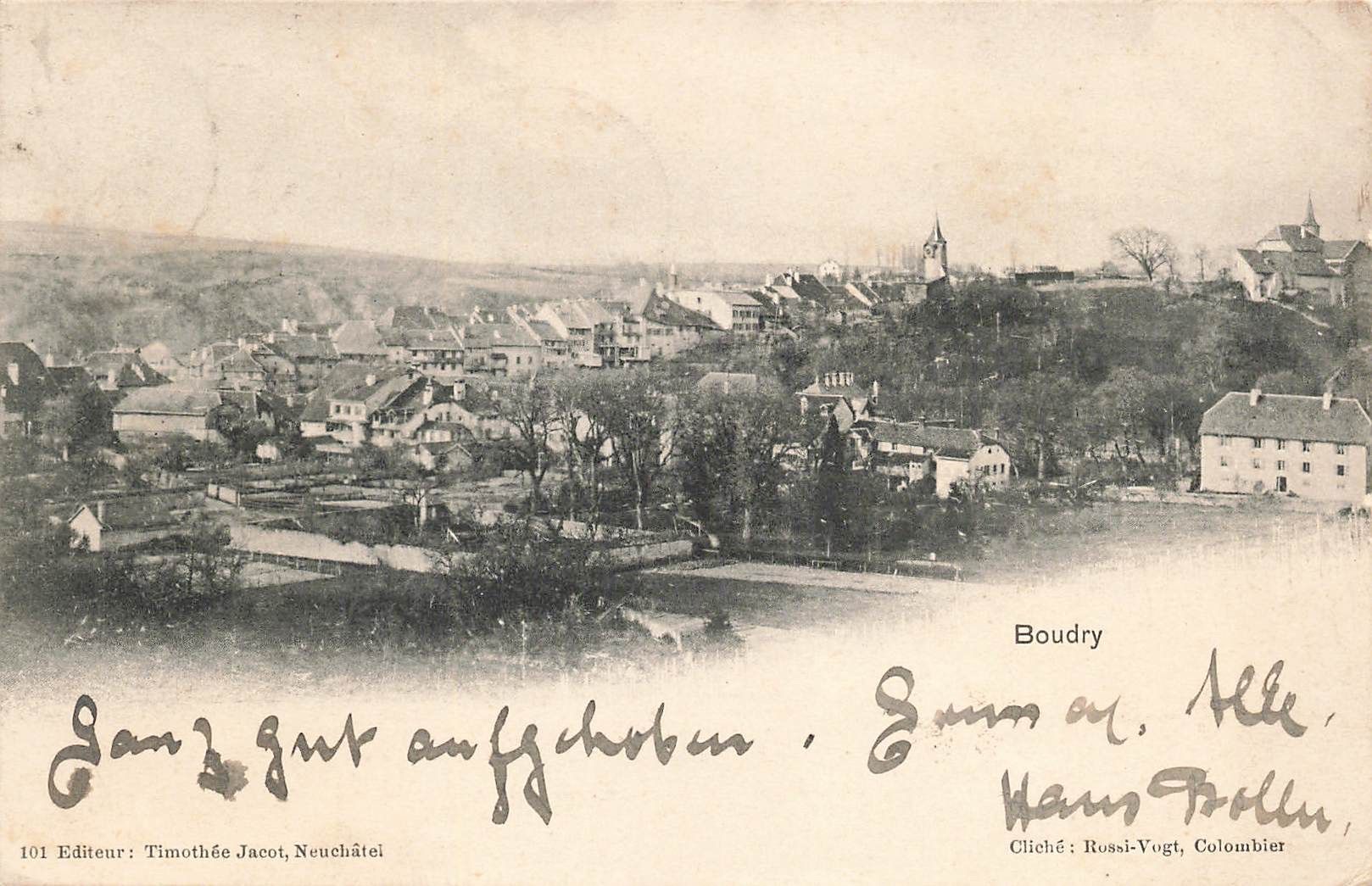 Cartes postales: Boudry NE Panorama – D'occasion à Biasca par Blenio71