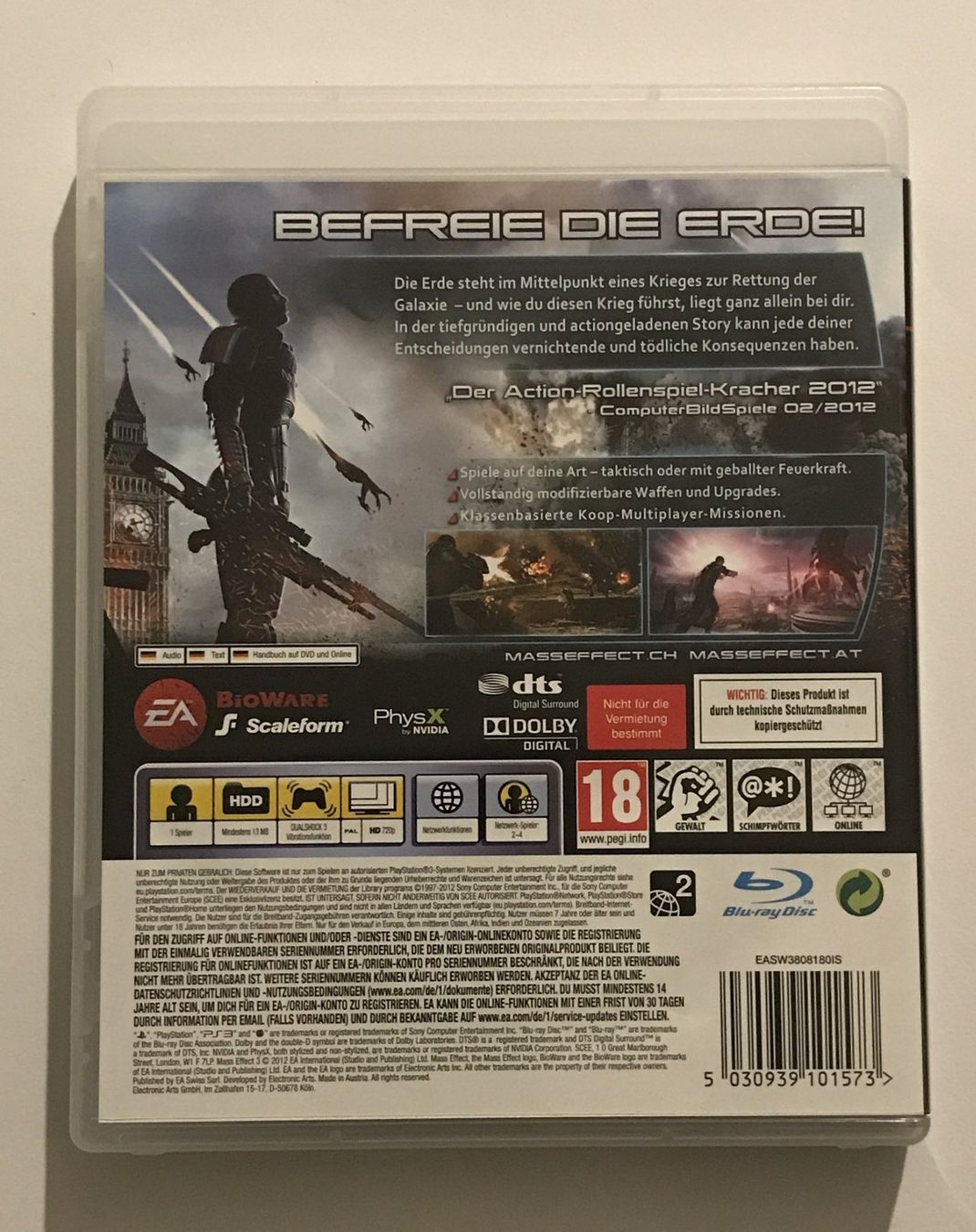 Spiele: PS3 - Mass Effect 3 – Gebraucht aus Allschwil von Bullach 2