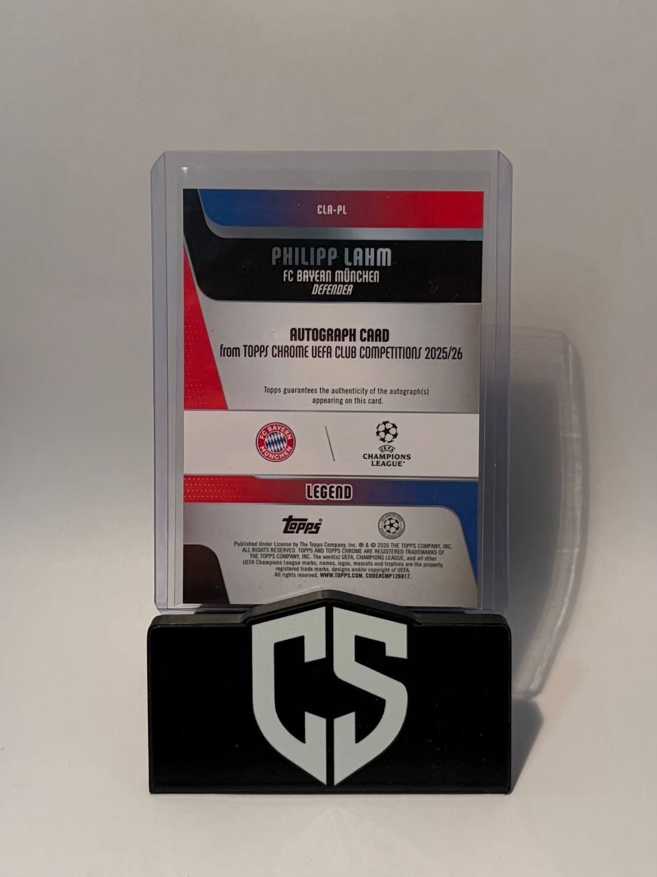 Topps Sammelbilder & Trading cards: 2025-26 Topps Chrome Philipp Lahm Auto Gold Refractor /50 – Gebraucht aus Oftringen von collectsupply 1