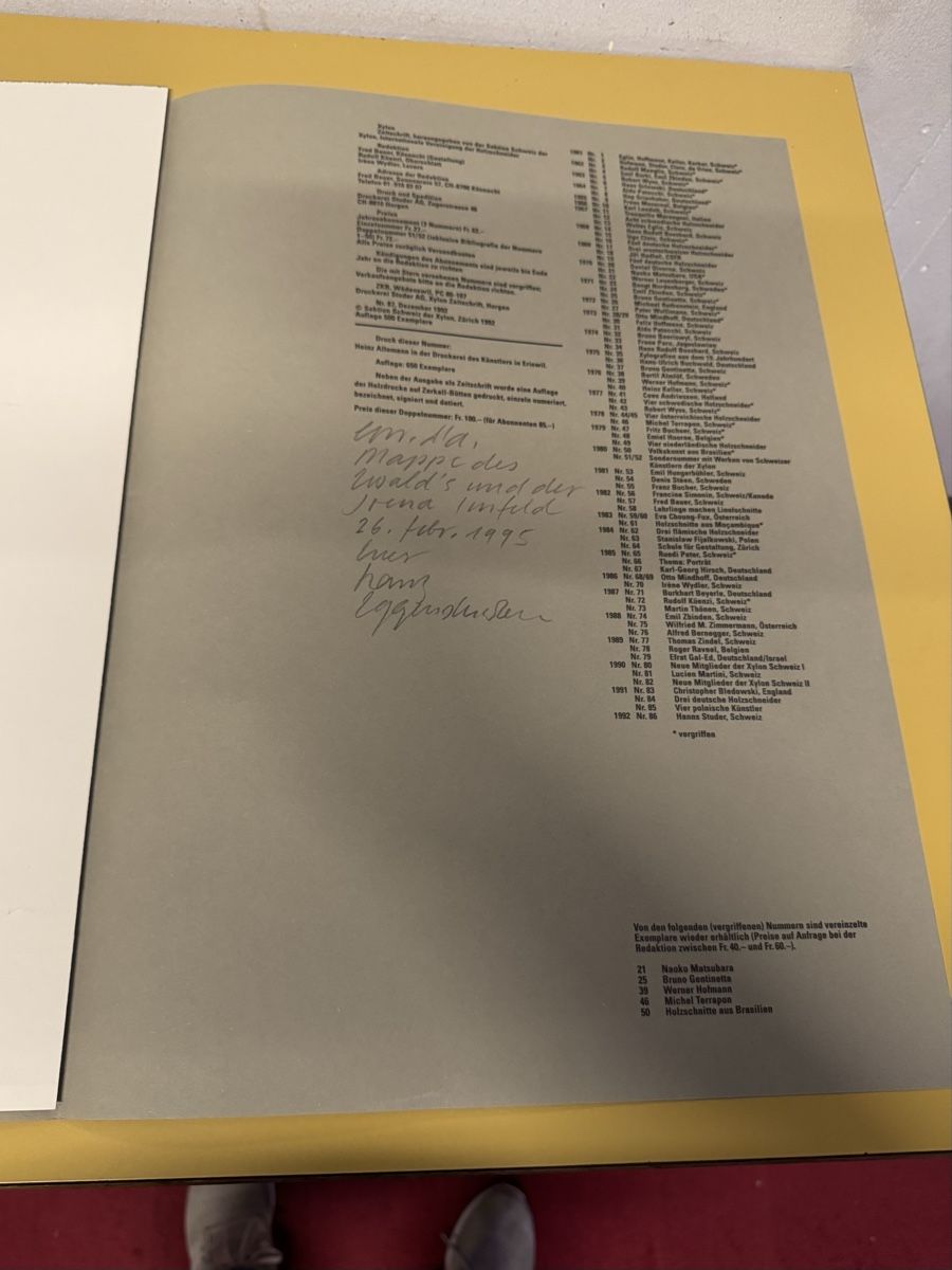 Grafiken & Lithographien: Lithos Hand signiert Bild  – Gebraucht aus Schlieren von Freundlich02 3
