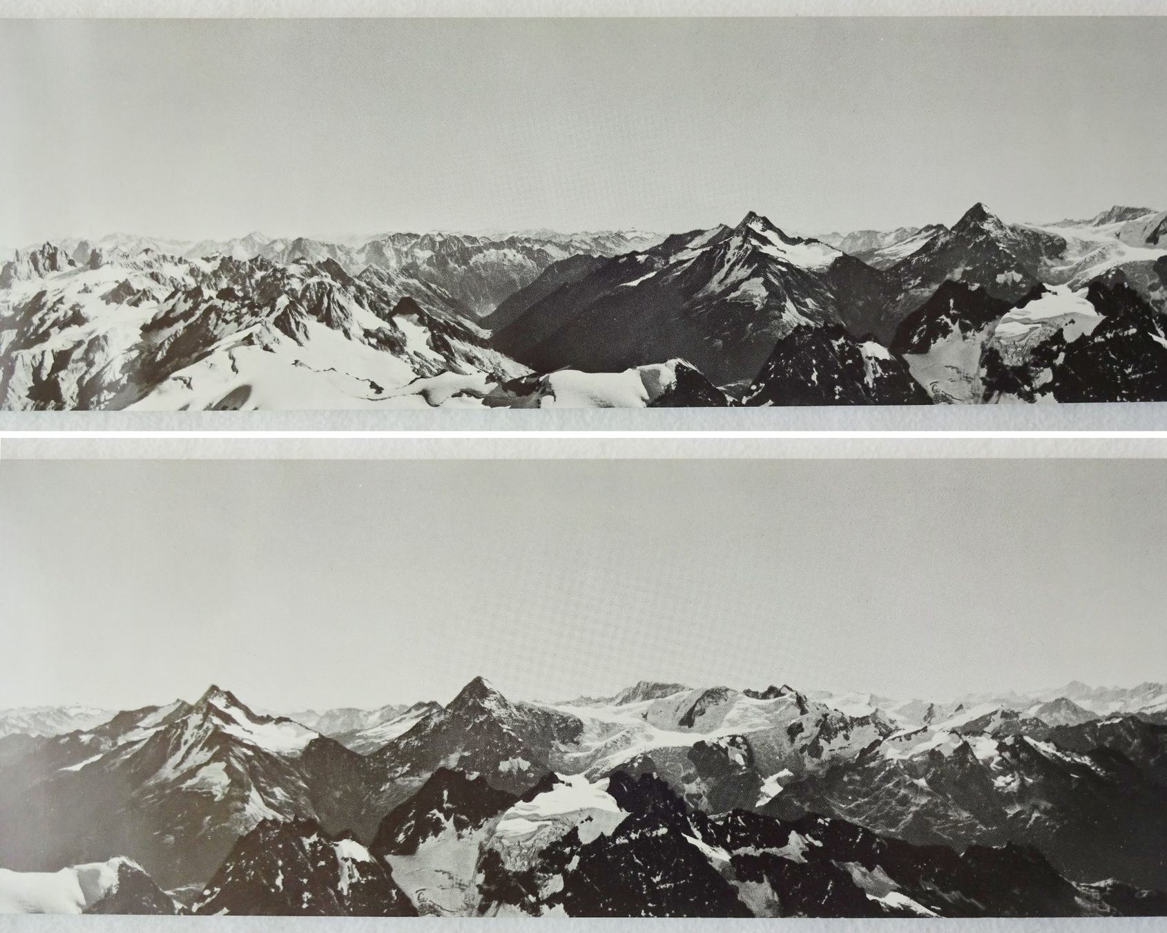 Cartoline postali: Panorama vom Titlis, ca. 1956 – Usato da St.Gallen venduto da Paddington11 1