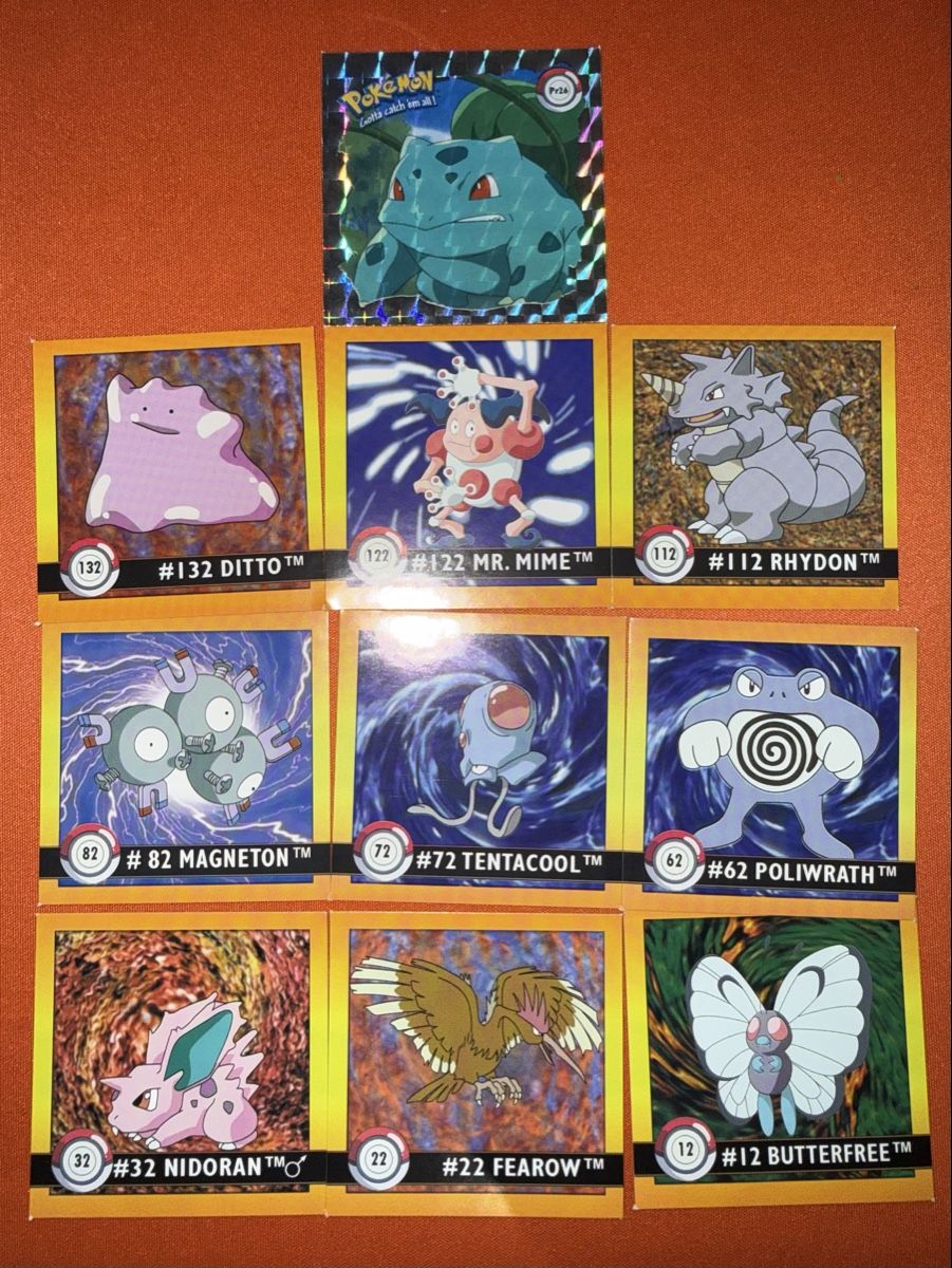 Pokémon Carte collezionabili: Pokemon Sticker 1999 Ab 1.- – Nuovo (secondo la descrizione) da Bern venduto da Ludixii