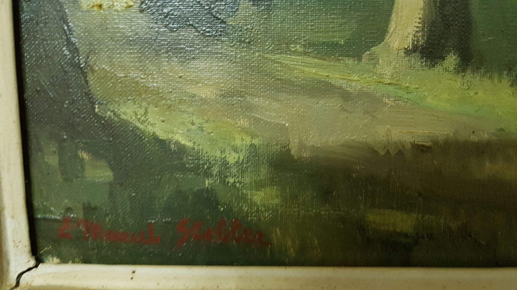 Gemälde: Marcel STEBLER (1906-1966) clairière – Gebraucht aus Lausanne von leneko 3